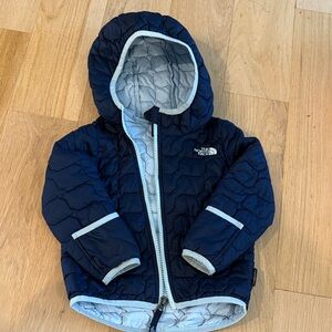 The North Face Dark Blue Quilted Jacket